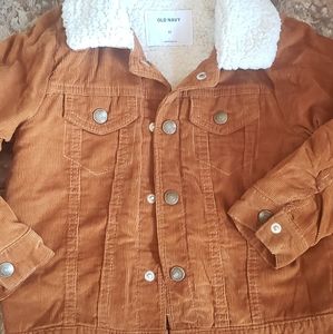 5t Old Navy Tan sherpa lined jacket